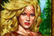 Символ игрового автомата 50 Amazons' Battle Амазонка блондинка