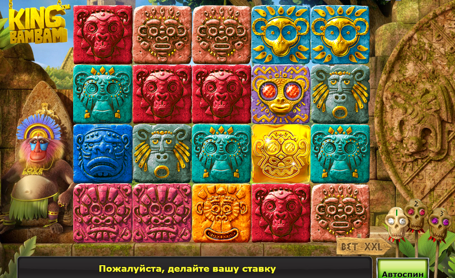 Изображение игрового автомата King Bam Bam